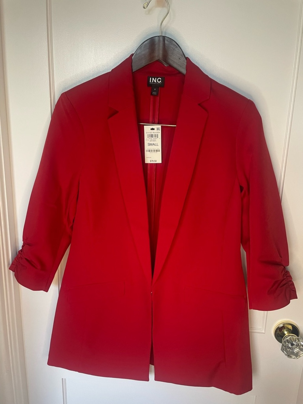 NWT INC International Concepts Women's Red Blazer